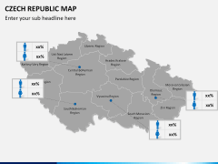 Czech republic map PPT slide 14