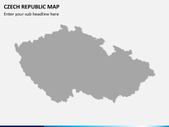Czech republic map PPT slide 7