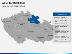 Czech republic map PPT slide 8