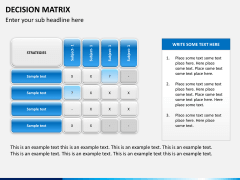 Decision matrix PPT slide 3