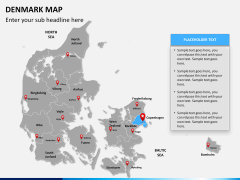Denmark map PPT slide 11