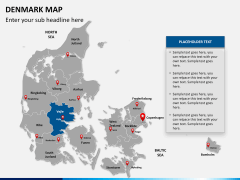 Denmark map PPT slide 14