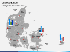 Denmark map PPT slide 15