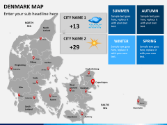 Denmark map PPT slide 17