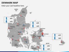 Denmark map PPT slide 18