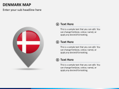 Denmark map PPT slide 21