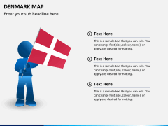Denmark map PPT slide 22