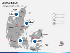 Denmark map PPT slide 7