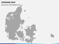 Denmark map PPT slide 9