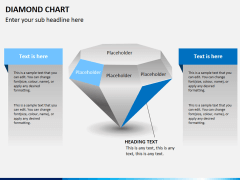 Diamond chart PPT slide 1