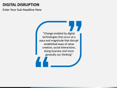 Digital Disruption PPT slide 2
