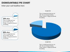 Dismountable pie chart PPT slide 4