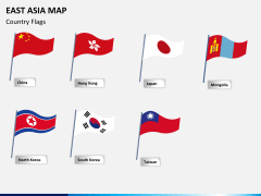 East asia map PPT slide 14
