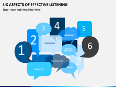 6 Aspects of effective listening PPT slide 3