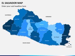El Salvador map PPT slide 1
