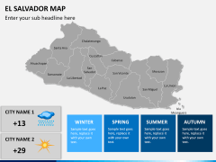 El Salvador map PPT slide 16