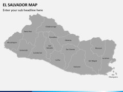 El Salvador map PPT slide 2