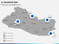 El Salvador map PPT slide 5