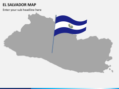 El Salvador map PPT slide 7