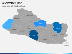 El Salvador map PPT slide 8