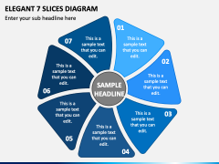 Elegant 7 Slices Diagram PPT Slide 2
