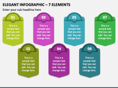 Elegant Infographic - 7 Elements PPT Slide 1