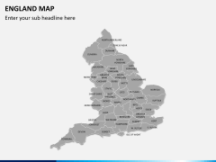 England map PPT slide 1