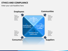 Ethics and compliance PPT slide 1