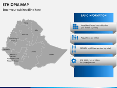 Ethiopia map PPT slide 15