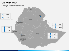 Ethiopia map PPT slide 16