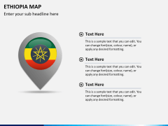 Ethiopia map PPT slide 20