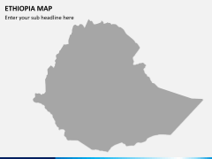Ethiopia map PPT slide 7
