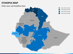 Ethiopia map PPT slide 8