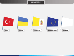 Europe flags PPT slide 4