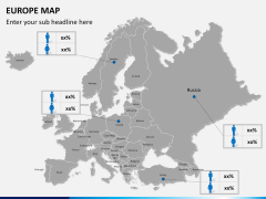 Europe map PPT slide 16