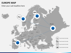 Europe Map Template for PowerPoint and Google Slides - PPT Slides