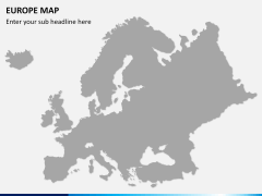 Europe map PPT slide 7