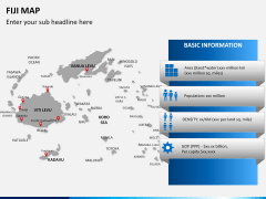 Fiji map PPT slide 14