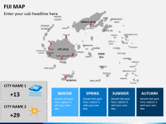 Fiji map PPT slide 15