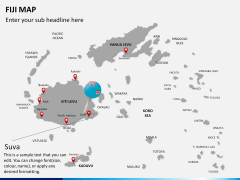 Fiji map PPT slide 17