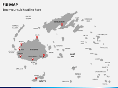 Fiji map PPT slide 2