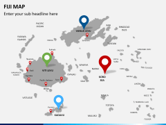 Fiji map PPT slide 6