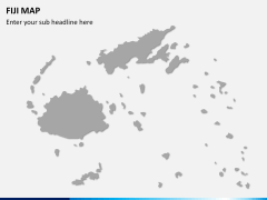 Fiji map PPT slide 7