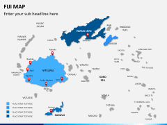 Fiji map PPT slide 8