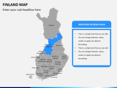 Finland Map PPT slide 11