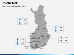 Finland Map PPT slide 14