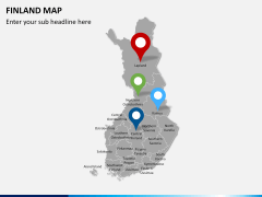 Finland Map PPT slide 5
