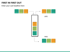 First in First Out PowerPoint Template | SketchBubble