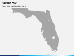 Florida map PPT slide 8