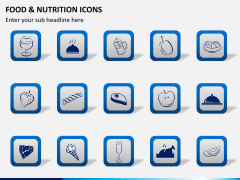 Food nutrition icons PPT slide 5